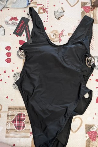 Bañador Romwe Negro Talla XL