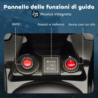 Quad Elettrico per Bambini ATV con Batteria Ricari