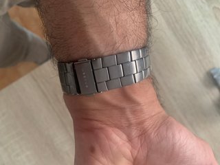 Reloj Skagen Titanio Multifunción Marrón/Gris