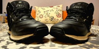 Botas New Balance 574 Cuero Negro