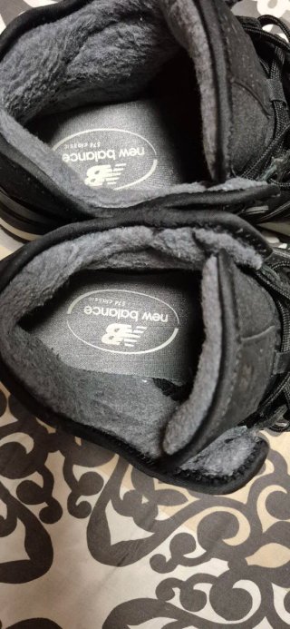 Botas New Balance 574 Cuero Negro