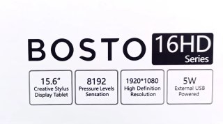 Tableta Gráfica Bosto 16HD 15.6 Stylus