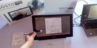 Tableta Gráfica Bosto 16HD 15.6 Stylus