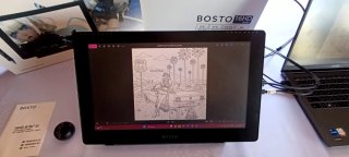 Tableta Gráfica Bosto 16HD 15.6 Stylus