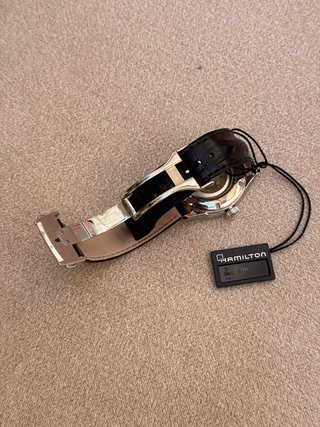 Hamilton Jazzmaster Open Heart reloj, negro, 42mm
