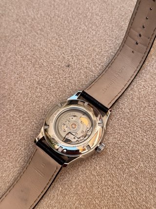Hamilton Jazzmaster Open Heart reloj, negro, 42mm