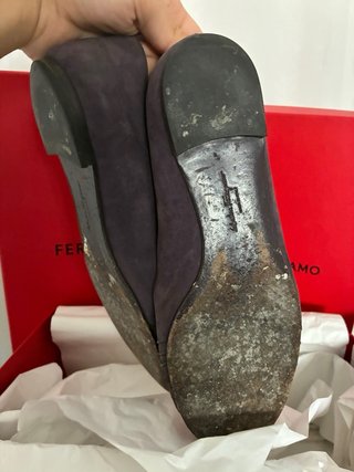 Bailarinas Salvatore Ferragamo Vara Bow Marrón