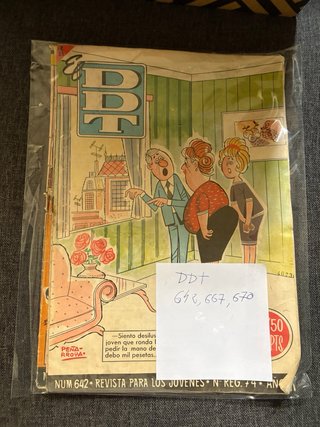 Lote de tebeos de los años 50-60