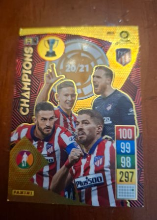 Cromo Champions 20/21 Atlético de Madrid