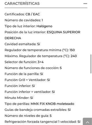 Horno de Gas Teka HSB 740 G X