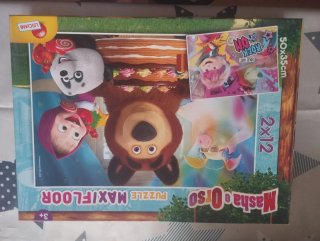 Puzzle Masha y el Oso 50x35cm