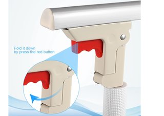 Barandilla plegable para cama adulto anticaídas