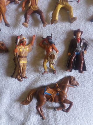 Lote Figuras Oeste Bullyland Papo