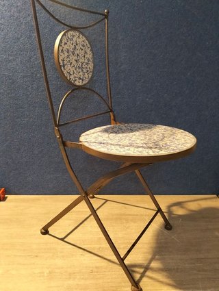 Silla de Comedor para Exterior (cerámico)