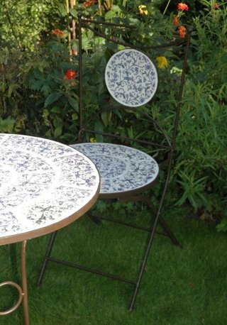 Silla de Comedor para Exterior (cerámico)