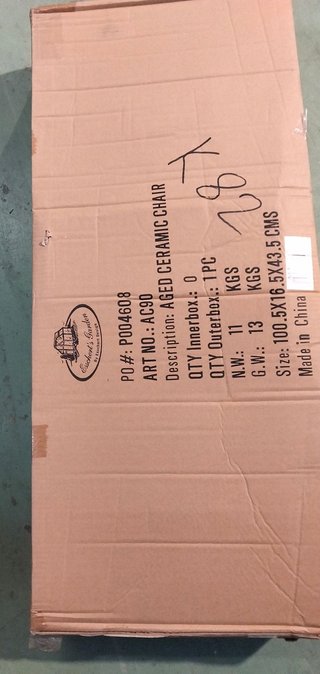 Silla de Comedor para Exterior (cerámico)