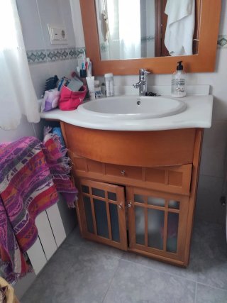 Mueble de baño completo madera