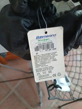 Aletas de natación Boomerang azules