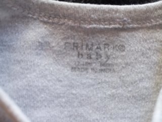 Lote 6 bodys manga corta Primark