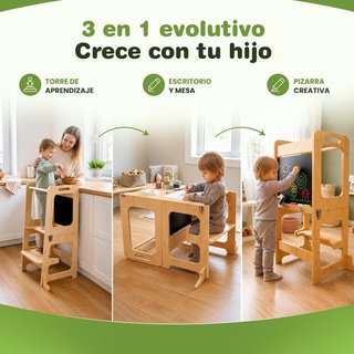 Torre Aprendizaje Plegable 3 en 1 LEGENDIE KIDS