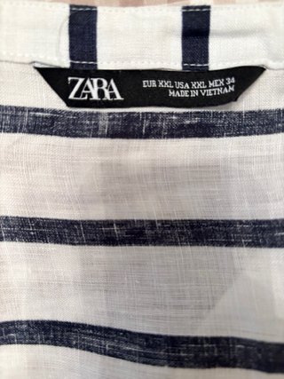 Camisa Zara Rayas Horizontales