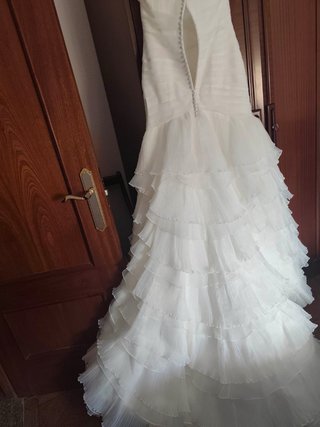 Vestido de Novia Rosa Clará Blanco