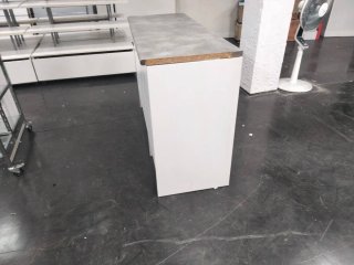 Mostrador para tienda blanco