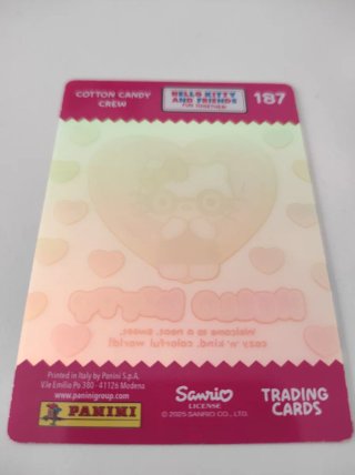 AGOTADA Crystal Shine Card 187 Hello Kitty Panini