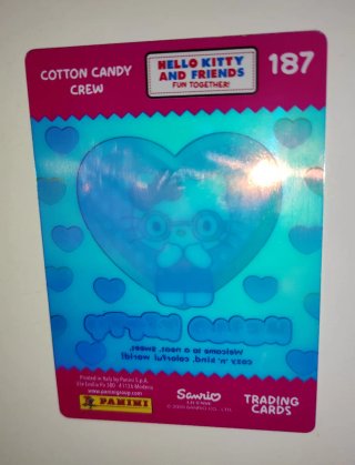 AGOTADA Crystal Shine Card 187 Hello Kitty Panini