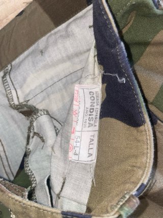 Conjunto Ejército Original Camuflaje