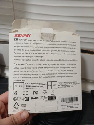 Cable BENFEI DVI a HDMI