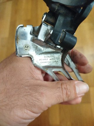 Desviador Platos Shimano SLX, tiro inferior