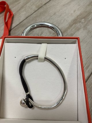 Pulsera UNO DE50 bañada en plata