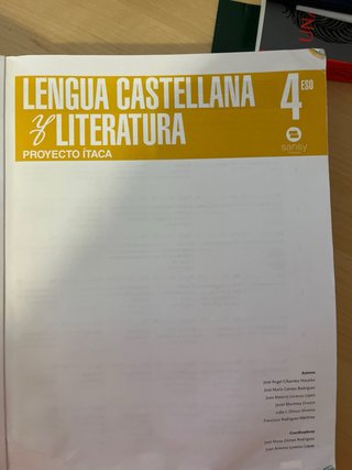 4ºESO ITACA LENGUA CASTELLANA Y LITERATURA