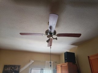 Ventilador de techo 4 aspas con luz