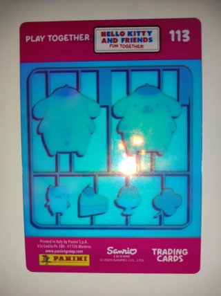 AGOTADA Crystal Shine Card 113 Hello Kitty Panini