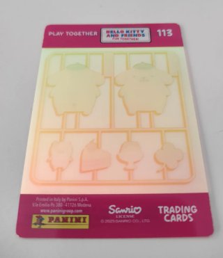 AGOTADA Crystal Shine Card 113 Hello Kitty Panini