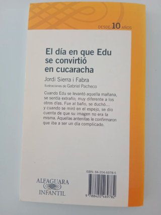 El día en que Edu se convirtió en cucaracha