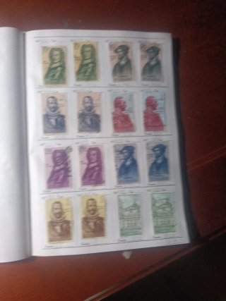 Colección de sellos de España usados