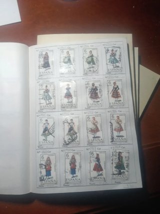Colección de sellos de España usados