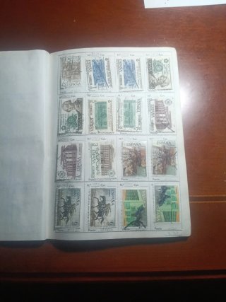 Colección de sellos de España usados