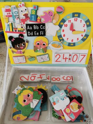 Pack 2 Libros Magnéticos Janod + Puzzle Redondo