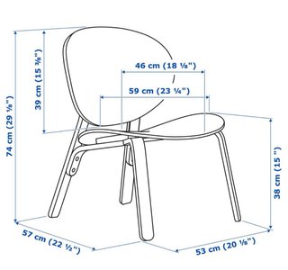 Silla Ikea Froset Madera