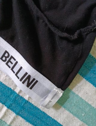 Reggiseno sportivo Vincenzo Bellini nero