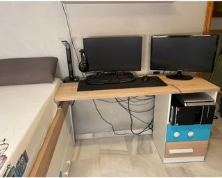 Cama nido con escritorio