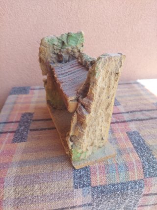 Casita Atesanal Pesebre Belén Corcho y Madera