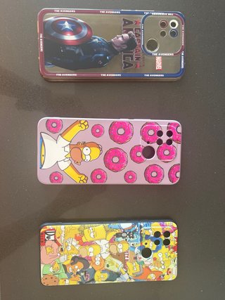 Funda Redmi 10C Marvel Capitán América/Los Simpson