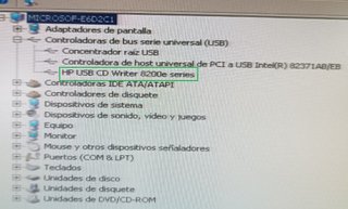 Grabadora retro CD HP CD-Writer Plus 8210e USB y +