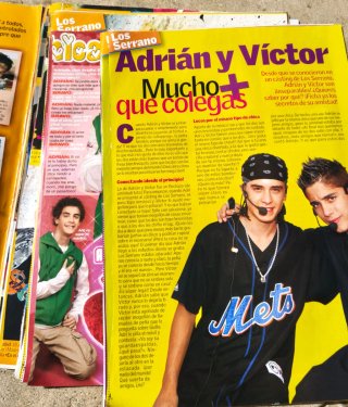 Revista Super Pop, especial Los Serrano