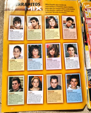 Revista Super Pop, especial Los Serrano